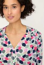 Load image into Gallery viewer, Olsen Shirt with All-Over Design in Fushsia

