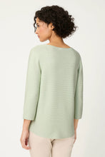 Load image into Gallery viewer, Olsen Sweater with 3/4 Sleeves in Soft Mint
