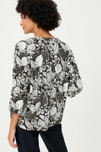 Load image into Gallery viewer, Olsen Shirt with All-Over Print in Black
