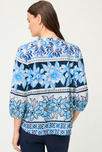 Load image into Gallery viewer, Olsen Shirt with Tunic Neckline in Bay Blue
