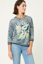 Load image into Gallery viewer, Olsen Shirt with Tunic Neckline in Green

