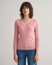 Load image into Gallery viewer, GANT Cable V-Neck Sweater
