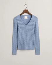 Load image into Gallery viewer, GANT Cable V-Neck Sweater

