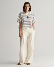 Load image into Gallery viewer, GANT Striped Monogram T-Shirt
