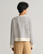 Load image into Gallery viewer, GANT Striped Monogram C-Neck Sweater
