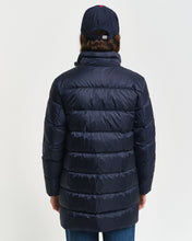 Load image into Gallery viewer, Gant Light Down Coat in Navy
