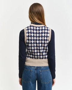 Gant Argyle C-Neck Vest