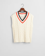 Load image into Gallery viewer, Gant Cable Sleeveless Sweater
