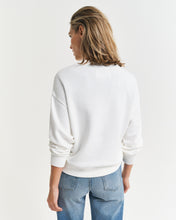 Load image into Gallery viewer, Gant Crew in White
