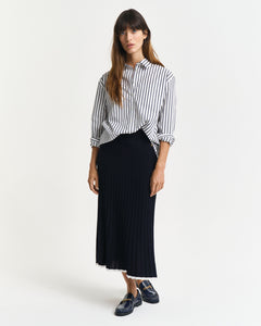 Gant Relaxed Fit Striped Shirt in Evening Blue