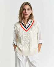 Load image into Gallery viewer, Gant Cable Sleeveless Sweater
