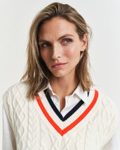 Load image into Gallery viewer, Gant Cable Sleeveless Sweater
