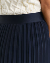 Load image into Gallery viewer, Gant Pleated Skirt in Evening Blue
