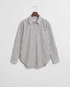 Gant Classic Striped Shirt in Evening Blue
