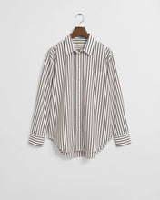 Load image into Gallery viewer, Gant Classic Striped Shirt in Deep Brown
