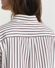 Load image into Gallery viewer, Gant Classic Striped Shirt in Deep Brown
