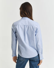 Load image into Gallery viewer, Gant Classic Oxford Frill Blouse in Light Blue
