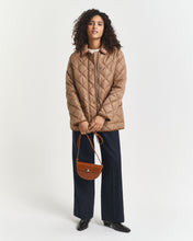 Load image into Gallery viewer, Gant Quilted Jacket with Cord Trim in Khaki
