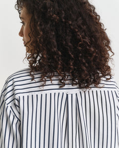 Gant Classic Striped Shirt in Evening Blue