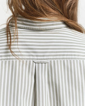 Load image into Gallery viewer, Gant Classic Striped Shirt in Faded Sage
