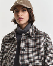 Load image into Gallery viewer, Gant Checked Wool Blend Car Coat
