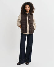 Load image into Gallery viewer, Gant Light Down Vest in Deep Brown
