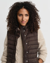 Load image into Gallery viewer, Gant Light Down Vest in Deep Brown
