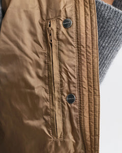 Gant Light Down Vest in Khaki