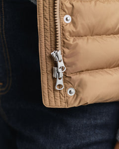 Gant Light Down Vest in Khaki