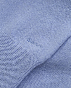 Gant Lambswool Cardigan in Clear Sky