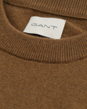 Load image into Gallery viewer, Gant Lambswool Cardigan in Warm Khaki
