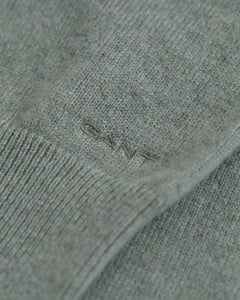 Gant Superfine Lambswool C-Neck in Faded Sage