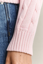 Load image into Gallery viewer, Gant Cotton Cable Knit Sweater in Refined Pink
