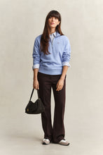 Load image into Gallery viewer, Gant Shiled Half-Zip Sweater in Misty Lavender
