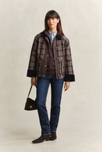 Load image into Gallery viewer, Gant Shield Half-Zip Sweat Shirt in Deep Brown

