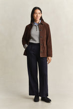Load image into Gallery viewer, Gant Lambswool Rugger Sweater in Grey Melange
