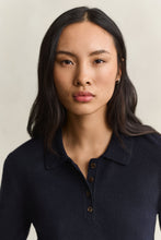 Load image into Gallery viewer, Gant Lambswool Rugger Sweater in Evening Blue
