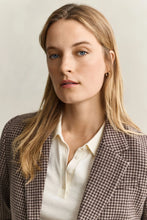 Load image into Gallery viewer, Gant Houndstooth Blazer in Faded Taupe
