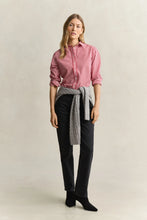 Load image into Gallery viewer, Gant Classic Regular Striped Poplin Shirt in Ruby Red
