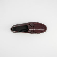 Load image into Gallery viewer, Paul Green Suede Loafers 1228 in Bordo
