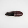 Paul Green Suede Loafers 1228 in Bordo
