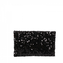 Load image into Gallery viewer, Abro Clutch with Black Sequins
