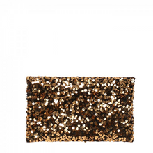 Load image into Gallery viewer, Abro Clutch with Sequins in Gold
