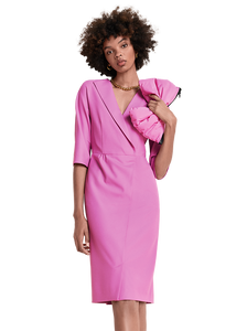 Riani Dress in Cosmic Pink