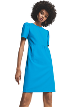 Load image into Gallery viewer, Riani Sheet Dress in Dancing Blue
