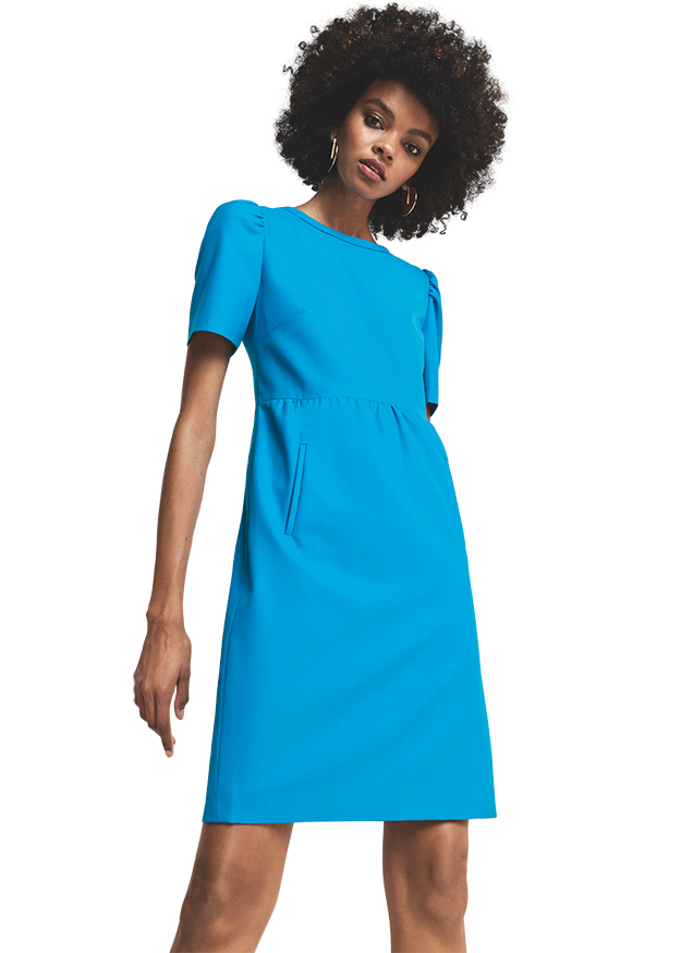 Riani Sheet Dress in Dancing Blue