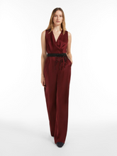 Load image into Gallery viewer, MaxMara Alarmo Jumpsuit in Bordeaux
