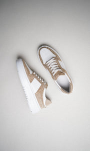 Kennel & Schmenger Turn Trainers in Beige and White