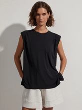 Load image into Gallery viewer, Varley Calgary Box Tank Top in Black
