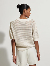 Load image into Gallery viewer, Varley Callie Knit Top in Egret
